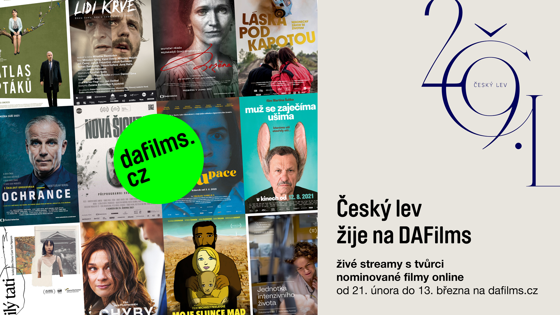 Český lev žije na DAFilms